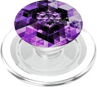 Sacred Geometry Hexagon Dimensional Matrix Geometric Pattern PopSockets PopGrip for MagSafe