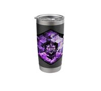 Sacred Geometry Hexagon Dimensional Matrix Geometric Pattern Stainless Steel Insulated Tumbler