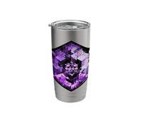 Sacred Geometry Hexagon Dimensional Matrix Geometric Pattern Stainless Steel Insulated Tumbler