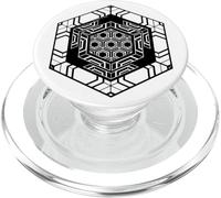 Sacred Geometry Hexagon Geometric Pattern PopSockets PopGrip for MagSafe