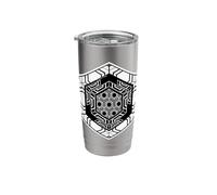 Sacred Geometry Hexagon Geometric Pattern Stainless Steel Insulated Tumbler