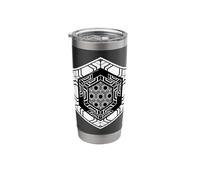 Sacred Geometry Hexagon Geometric Pattern Stainless Steel Insulated Tumbler