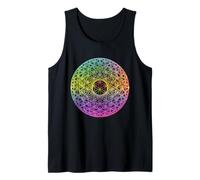 Sacred Geometry Mandala Chakra Alignment Through Ps chedelic Tank Top