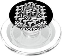 Sacred Geometry Mandala Hexagon Vortex Geometric Pattern PopSockets PopGrip for MagSafe