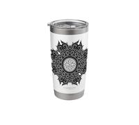 Sacred Geometry Mandala Labyrinth Geometric Stainless Steel Insulated Tumbler