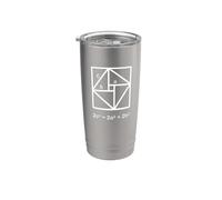 Sacred Geometry - Mathematicians - Pythagorean Theorem Stainless Steel Insulated Tumbler