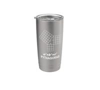 Sacred Geometry - Mathematics - Pythagorean Theorem Stainless Steel Insulated Tumbler