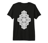 Sacred Geometry Merkaba Hexagon Geometric Pattern Premium T-Shirt