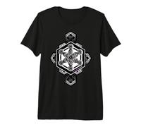 Sacred Geometry Metatron Hexagon Geometric Pattern Premium T-Shirt