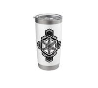 Sacred Geometry Metatron Hexagon Geometric Pattern Stainless Steel Insulated Tumbler