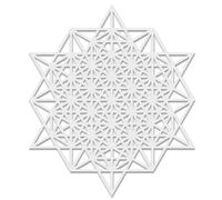 Sacred Geometry Metatron Stencil - Craft Airbrush Painting Wall Art Decor DIY Template 7.5 Mil Mylar Plastic Reusable