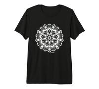 Sacred Geometry Neptune Mandala Dotwork Premium T-Shirt