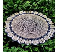 Sacred Geometry Resonance MWO, Multi-Wave Oscillator Tesla Coil, with 240mm Schumann Resonance 7.38 Hz Plate, MWO Technology Energy Antenna That Receives Energy and Transmits Specific Frequencies