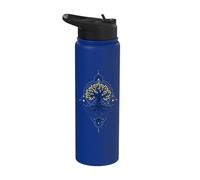 Sacred Geometry Rooted Tree Symbol Design Stainless Steel Insulated Water Bottle