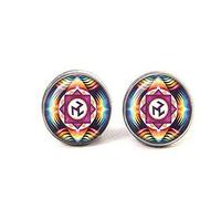 Sacred Geometry Symbol Cufflinks Art Photo Jewelry Birthday Festival Gift Beautiful Gift