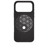 Sacred Geometry Yin Yang Flower of Life Case for iPhone 17 Pro Max