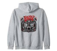 Sacred Grove Heavymetal Forest Ritual Calling Zip Hoodie