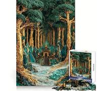 Sacred Grove Sanctuary Jigsaw Puzzle 1000 Piece for Adults Intellect Toy Soothing Fun Precise Cut (38x52cm)