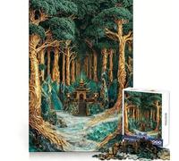 Sacred Grove Sanctuary Jigsaw Puzzles 1000 Pieces for Adults Memory Gain Anxiety Relief Design Assembly Artistic Gift (50x75cm)