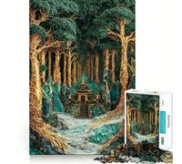 Sacred Grove Sanctuary Jigsaw Puzzles 1000 Pieces for Adults Memory Gain Anxiety Relief Design Assembly Artistic Gift (50x75cm)