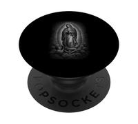 Sacred Guadalupe female Apparition of Virgin Mary Roses PopSockets Adhesive PopGrip