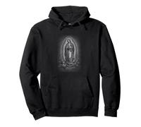 Sacred Guadalupe female Apparition of Virgin Mary Roses Pullover Hoodie