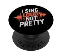Sacred Harp Singing Folk Music Singer Funny Shape Note PopSockets Adhesive PopGrip