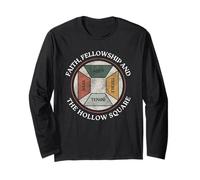 Sacred Harp Singing Folk Music Singer Shape Note Long Sleeve T-Shirt