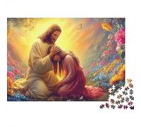 Sacred Heart 1000 Piece Cartoon Style Jigsaw Puzzle for Teens & Up - Brain Game: Relaxing, Educational & Quality Home Décor (1000pcs (75x50cm))