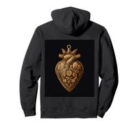 Sacred Heart Folk Milagro Ornate Anatomy Pullover Hoodie