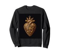 Sacred Heart Folk Milagro Ornate Anatomy Sweatshirt