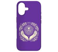 Sacred Heart Hands Mystical Line Art Nature Magic Case for iPhone 17