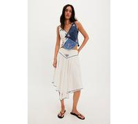 Sacred Heart Midi Skirt Set at Free People in Egret Combo, Size: XL - female