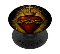 Sacred Heart of Jesus Catholic Christian Church Faith PopSockets Adhesive PopGrip