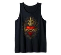 Sacred Heart of Jesus Catholic Christian Church Faith Tank Top