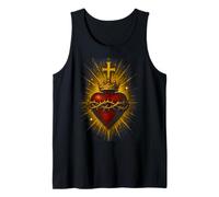 Sacred Heart of Jesus Catholic Christian Church Faith Tank Top