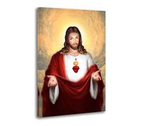 SACRED HEART OF JESUS CHRIST Poster Decorative Painting Canvas Wall Posters And Art Picture Print Modern Family Bedroom Decor Posters 16x24inch(40x60cm)