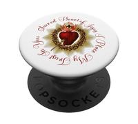 Sacred Heart of Jesus, I Trust In You Catholic Christian PopSockets Adhesive PopGrip