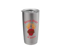 Sacred Heart of Jesus Image Stainless Steel Insulated Tumbler