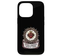Sacred Heart of Jesus Thorn Crown Latin Mass Catholic Case for iPhone 13 Pro