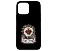 Sacred Heart of Jesus Thorn Crown Latin Mass Catholic Case for iPhone 13 Pro Max