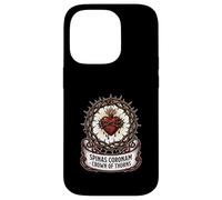 Sacred Heart of Jesus Thorn Crown Latin Mass Catholic Case for iPhone 14 Pro