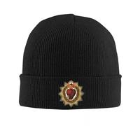Sacred Heart of Knitted Hat Beanies Winter Hats Warm Unisex Hip-hop Catholic Cap for Men Women
