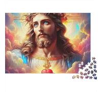 Sacred Heart Radiant Clouds 1000 Piece Jigsaw Puzzle Paper for Adults Relaxing Home Decor Gift 70x50cm/1000pcs