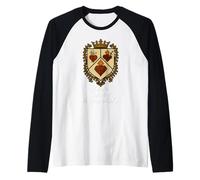 Sacred Immaculate and Most Chaste Heart Jesus Mary Joseph Raglan Baseball Tee