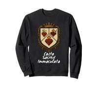 Sacred Immaculate and Most Chaste Heart Jesus Mary Joseph Sweatshirt