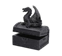Sacred Keeper Dragon Treasure Chest Trinket Box 16cm