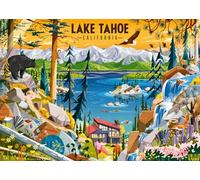 Sacred Lake Tahoe 1000 Piece Jigsaw Puzzles for Adults and Kids Age 12 Years Up26x38cm