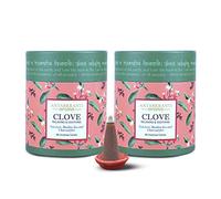 Sacred Life Dry Dhoop Clove Cones | Pack of 2 | Contains- 80 Incense Cones | Burning Time 35 Minutes | Low Smoke Dhoop for Pooja | 100% Organic & Charcoal Free | Aromatherapy | Meditation | Yoga