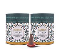 Sacred Life Dry Dhoop LOBAN Cones | Pack of 2 | Contains- 80 Incense Cones | Burning Time 35 Minutes | Low Smoke Dhoop for Pooja | 100% Organic & Charcoal Free | Aromatherapy | Meditation | Yoga
